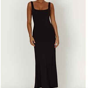 Aubree Fishtail Maxi Dress - MESHKI NWT